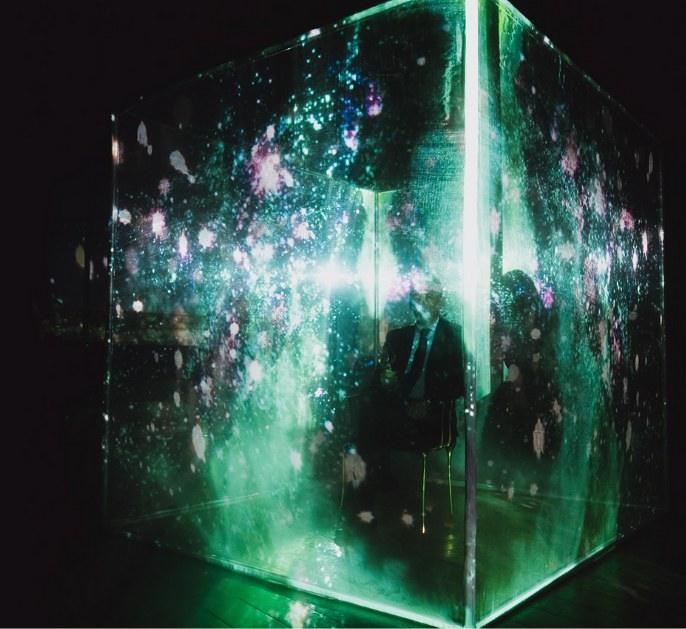 The Voxel Cube installation photograph