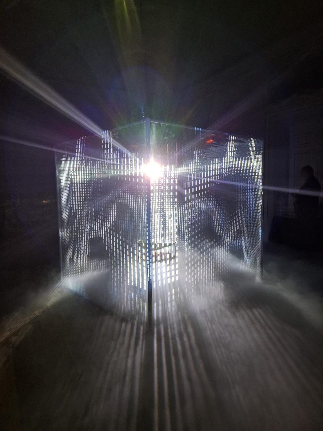 The Voxel Cube installation photograph