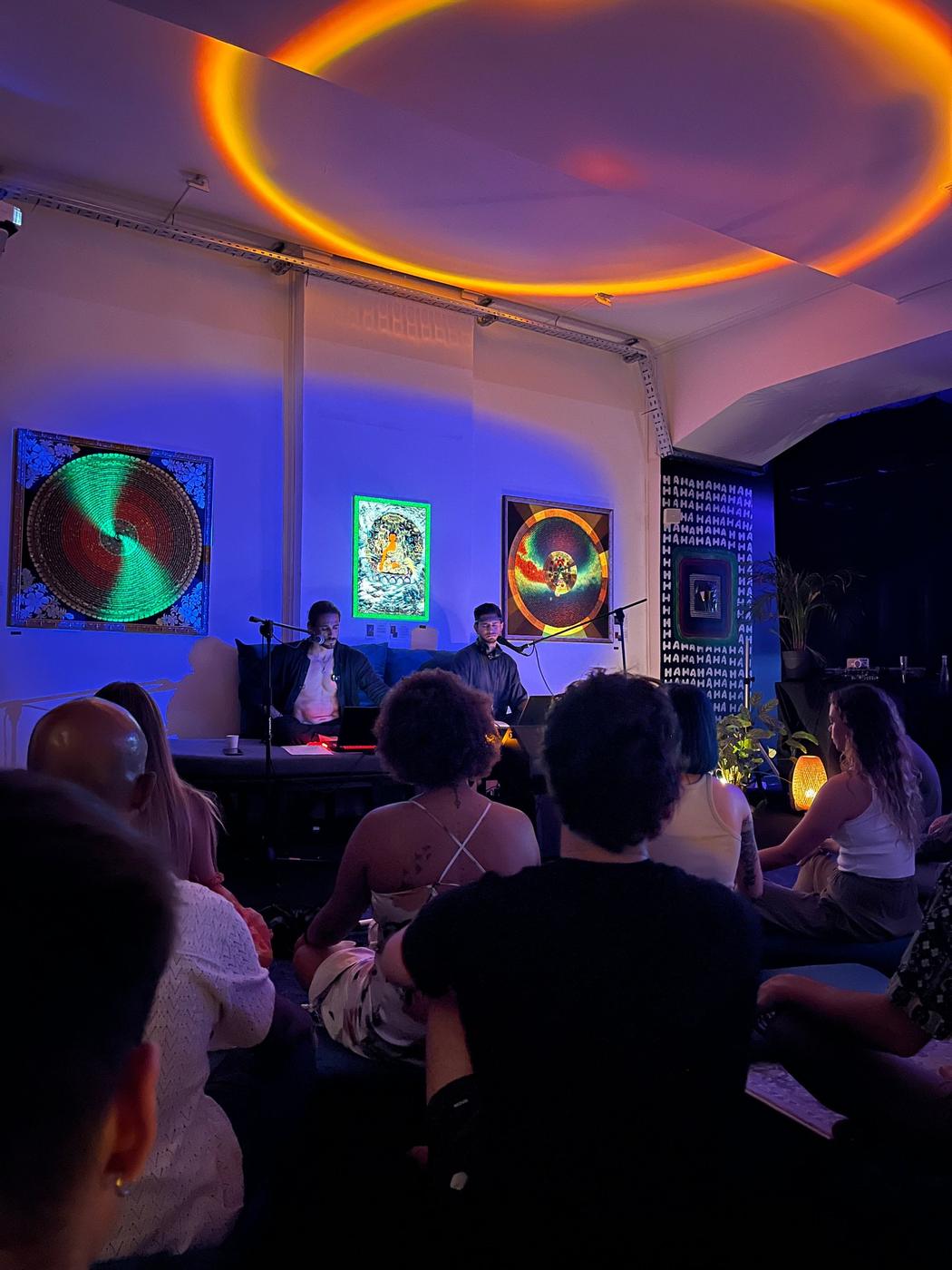 Immersive Breathwork installation photograph