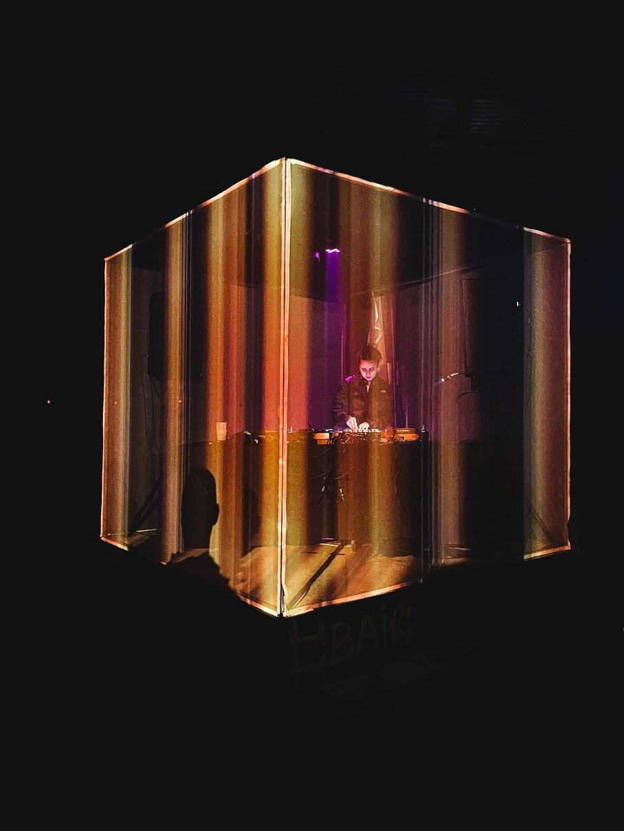 The Voxel Cube installation photograph
