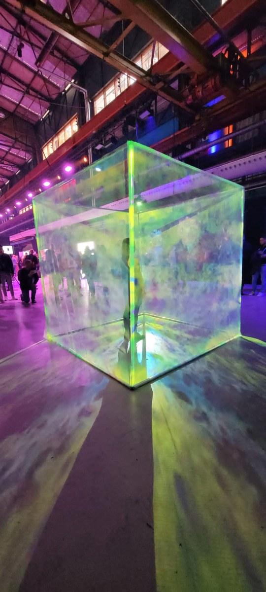The Voxel Cube installation photograph