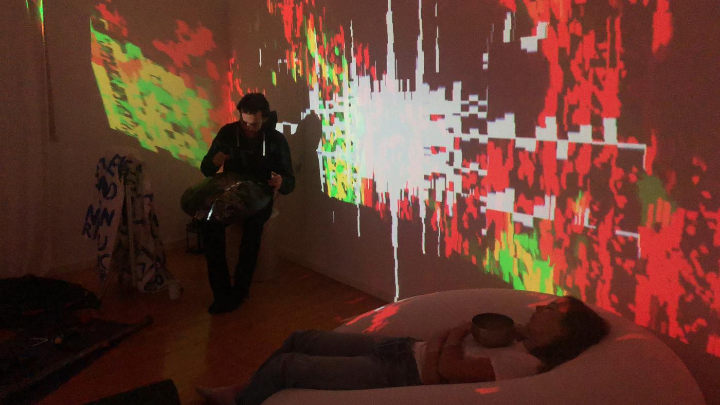 Immersive session installation photograph