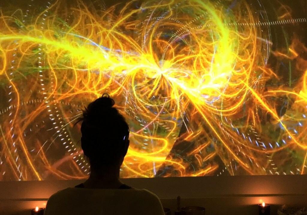 Mindfulness & Neurofeedback installation photograph